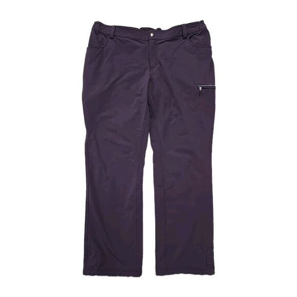 Duluth Womens Black Hills Water-Repellent Winter Pants Sz 18 X 31 Purple - Picture 4 of 16